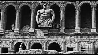 FOOTAGE of REAL GIANTS Building the ROMAN COLISEUM!!!