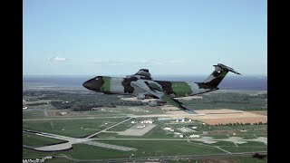 C-5B Galaxy Walkaround & Local Flying (1988)