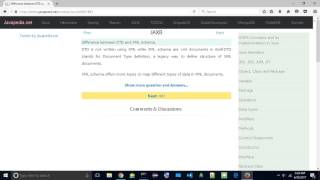 Difference between DTD and XML Schema. | javapedia.net