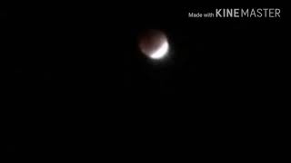 The lunar eclipse .The unfolding of the event.