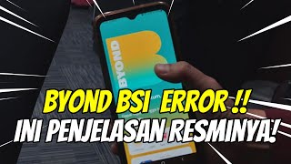 Aplikasi Byond BSI Error! Nasabah Keluhkan Gangguan, Ini Penjelasan Resminya!