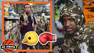 Lil Reese Says He Ran Up on P Rico \u0026 Made Him Hide Inside a Store