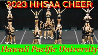 2023 HHSAA Cheer Comp - HPU - Exhibition