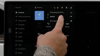 Tesla Model S - Connecting to Wi-Fi