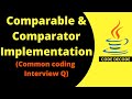 Comparable and Comparator Implementation in Java with Example [Interview Question]
