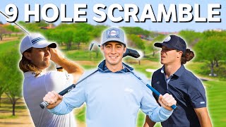 Crazy 3 Man 9 Hole Scramble! | GM GOLF | Kyle Berkshire | Micah Morris