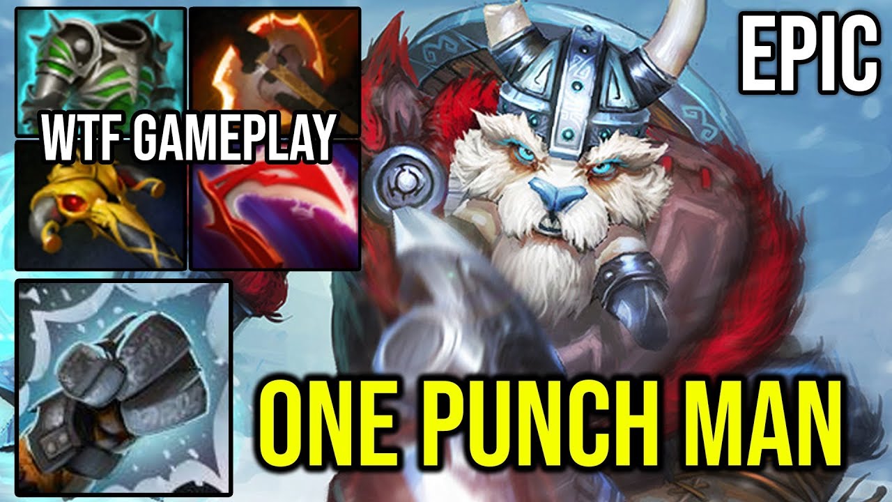 NEW IMBA CARRY TUSK 7.21b Battlefury + Desolator = One Punch Man EPIC ...