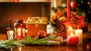 Christmas Music - Relaxing Acoustic Guitar - 3 Hours with Christmas Candles and Fireplace