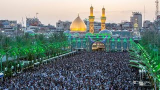 LIVE 🔴 Eid ul-Fitr Namaz from Karbala | BAINUL HARAMAIN | Roza Imam HUSSAIN a.s | 2023 | 1444 Hijri