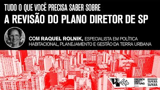 A revisão do Plano Diretor de São Paulo | Raquel Rolnik