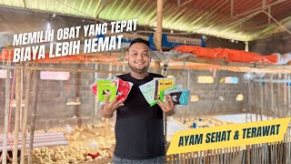 PENGGUNAAN OBAT DAN VITAMIN VERSI HEMAT UNTUK AYAM PEJANTAN DAN AYAM JOPER