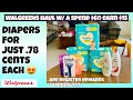 WALGREENS HAUL using a spend $60 earn $15/Easy all digital & printable coupon deals/Learn Walgreens