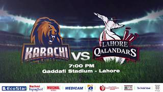 Lahore Qalandars vs Karachi Kings
