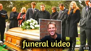 Shane warne funeral video