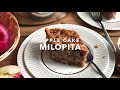 Milopita (Greek apple cake)