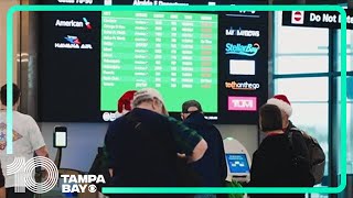 Tampa International Airport seeing some delays on Christmas Eve