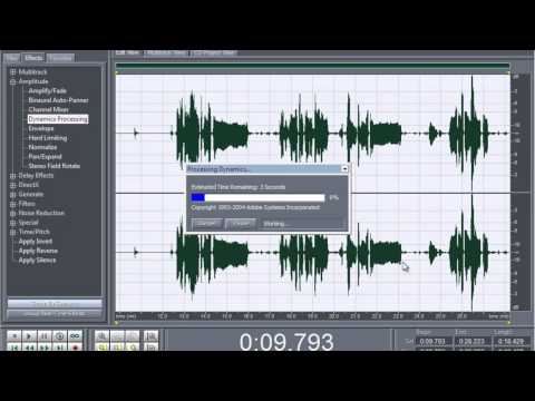 How To Get Studio Quality on Adobe Audition 1.5 for Dynamic Mic How To Get Studio Quality on Adobe Audition 1.5 for Dynamic Mic
