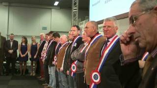 Hokkampioen Berth Knaven en Duifkampioen Willem de Bruijn - Eendaagse Fond NPO 2010