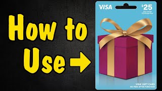 How to Use a Visa Gift Card (Redeem and Spend it on Something: No Activation)