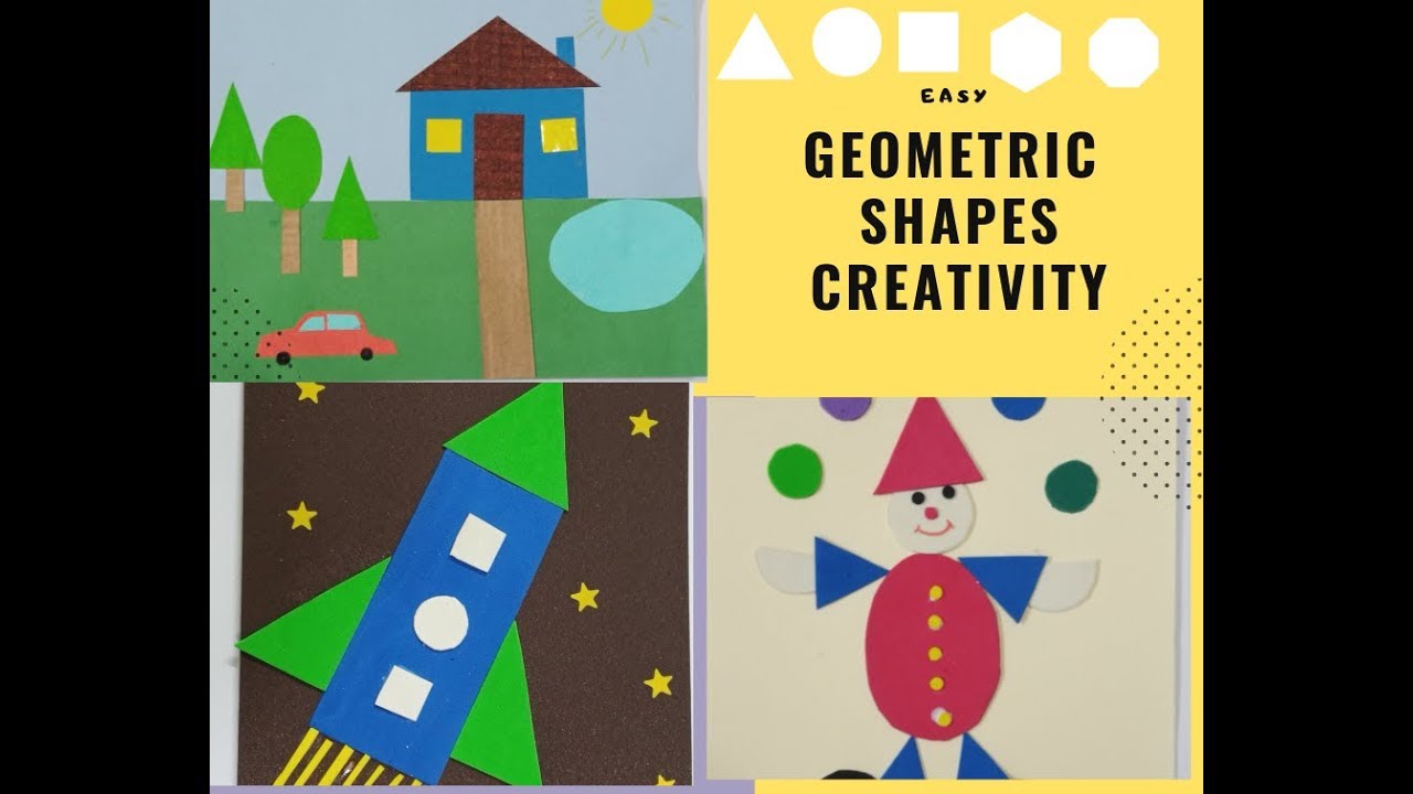 Geometric Shapes Creativity | How To Create Shape Designs Creatively ...