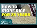 How to Package White Rice for Long Term Storage