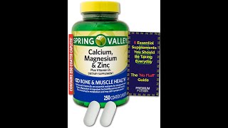 Calcium Magnesium Zinc Plus–Vitamin D3|Healthy Bones, Teeth, Nerve, Muscle, Heart \u0026 Immune Function