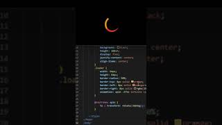 Circle loading animation html css