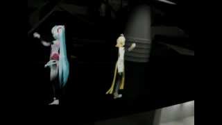 【MMD Pyramid Hologram】 Promise (TDA Miku \u0026 Rin) 22寸實際播放效果