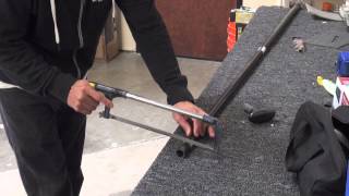 How to cut and glue a fixed length SUP paddle