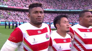 Japan's spine tingling national anthem at Rugby World Cup 2019