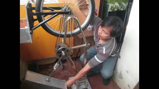 Produce Free Energy Using Bicycle w  Pendulum