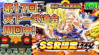 【ドッカンバトル#79】短期決戦！第17回天下一武道会周回中！SSR確定ガシャも【Dragon Ball Dokkan Battle】