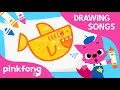 How to draw a Baby Shark | Draw Baby Shark Ollie | Drawing Songs | Pinkfong Songs for Children