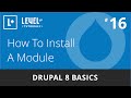 Drupal 8 Basics #16 - How To Install A Module