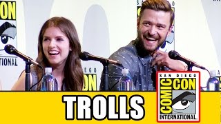 TROLLS Comic Con Panel - Anna Kendrick & Justin Timberlake