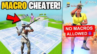 I tried out for a TikTok Clan as a MACRO CHEATER... (Fortnite)