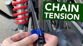 Check and Adjust Chain Tension on Honda CB125F