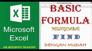 HOW TO FIND THE LOCATION OF A CHARACTER IN EXCEL || BASIC EXCEL FORMULA FIND #excelmudah