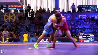 Qual. GR - 97 kg: R. KHACHATRYAN (ARM) v. A. SARGSIAN (RUS)