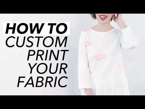 How to Custom Print Your Fabric (Stamping + Quick Tutorial!) | WITHWENDY How to Custom Print Your Fabric (Stamping + Quick Tutorial!) | WITHWENDY
