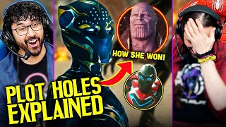 Black Panther: Wakanda Forever PLOT HOLES EXPLAINED + Questions Answered REACTION!!