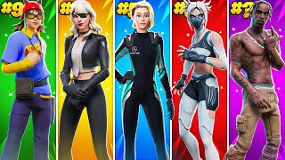 36 Fortnite Skins Only TRYHARDS OWN..