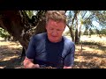 gordon ramsay cooks up portuguese bacon and eggs scrambled