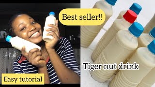 How to make tiger nut drink with zero sugar, zero sweetener, healthy and natural African drink