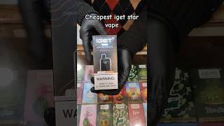 my cheapest iget star vape unboxing #new #vape #hookah #viral #trending #shortvideo #shorts #like