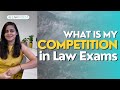 Competition in Law Entrance Exams | DU LLB, NLSAT, AIAT, MHCET Law