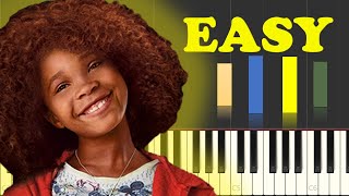 Tomorrow - Annie EASY Piano Tutorial
