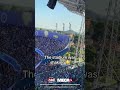 watch now entire stadium was captured on video wobbling like cardboard