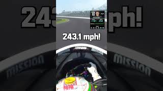 243 MPH?! 😱 Here's what it looks like from the cockpit 🏎️