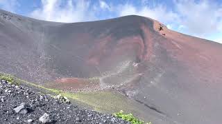 2021.7.11 村山古道を行く③  富士山中宮八幡堂〜宝永火山第一火口